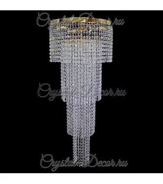 Люстра хрустальная Элегия 4 яруса
